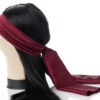 Bordeaux Silk Head Wrap