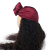 Bordeaux Pure Silk Head Wrap