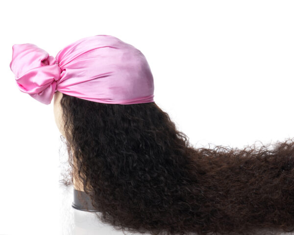 Hot Pink Silky Head Wrap